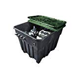 KEOPS subterráneos compactas, fabricados con un sistema de inyección de plástico. Completa y pre-ensamblado, que contiene un filtro Aster, una bomba Sena, una batería de válvula, un panel eléctrico y un dispensador de cloro y bromo (no incluido).