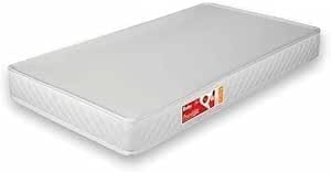 Colchão baby branco mini cama berço quarto bebê 130x70x10 espuma D18 para crianças e bebê tecido liso confortável elegante