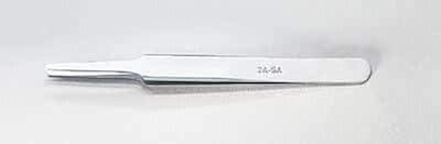 Aven Tools Tweezers, Stainless Steel, Tapered, Flat, Tips, 4-3/4