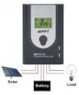 Solar Charge Controller,20A MPPT Solar Charge Controller Regulator 260W 12V 520W 24V Parameter Adjustable Temp Detect for Gel Lithium Battery