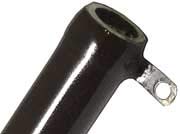 L50J400, Res Wirewound 400 Ohm 5% 50W ±260ppm/°C Vitreous Enamel RDL Lug Bolt-On
