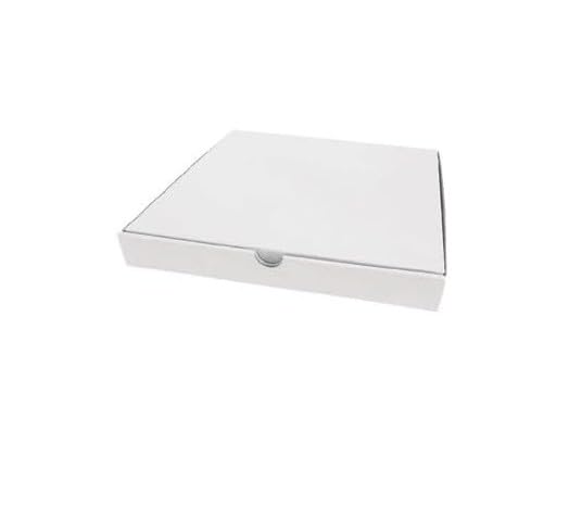 Scatole per pizza bianche 33x33 cm cellulosa confezione 50 pezzi