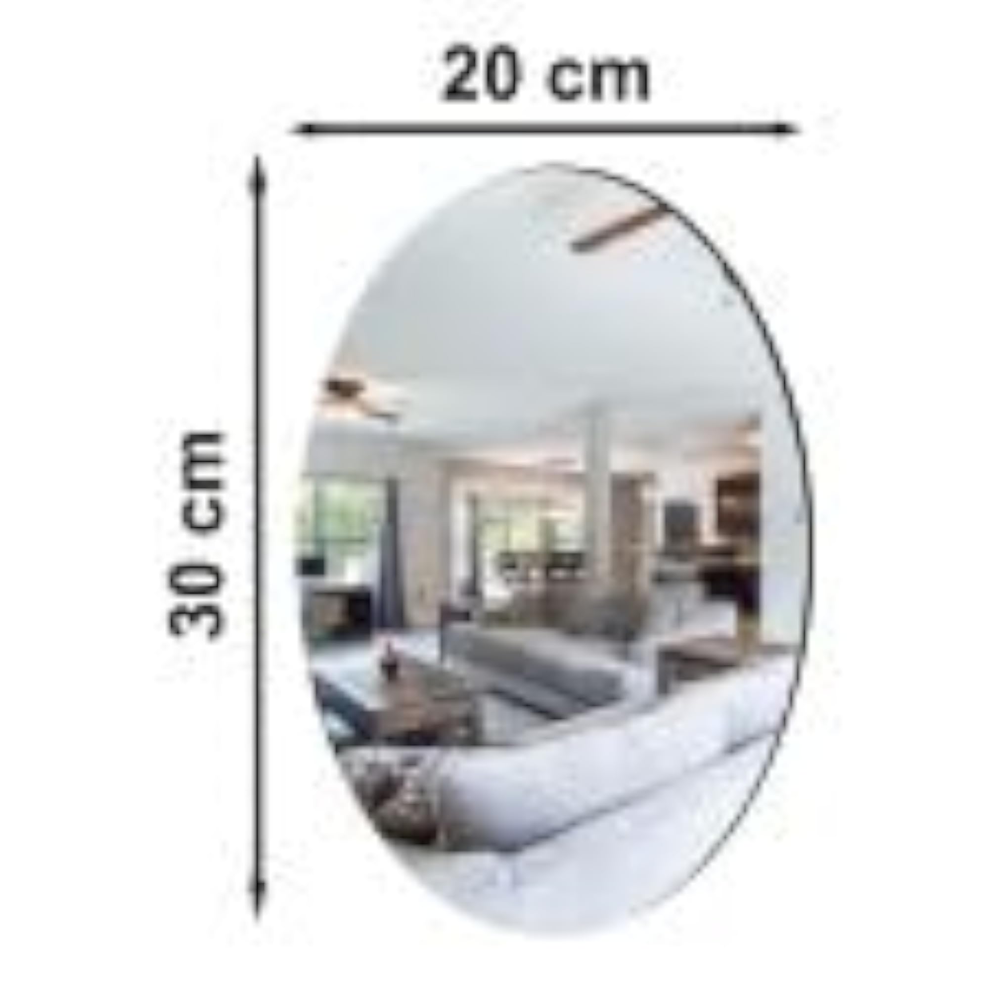 Adhesive Mirror Sticker for Wall Decor