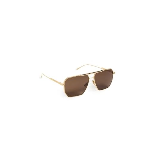 Bottega Veneta BV1012S GOLD/BROWN 60/13/145 men Sunglasses