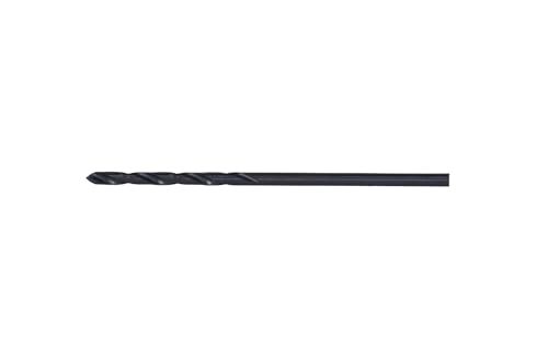 Image of Century Drill & Tool 24105 Pro Grade Black Oxide Drill Bit, 5 /64 inch, Pro | Straight shank, 2 inch overall length, 135 point, cuts steel, wood & plastic, 135 split point