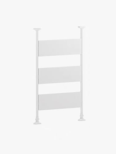 キッチンラック 突っ張り マグネット 収納 スリム 水切りラック シンク上 自由に組み合わせる 調味料ラック ディッシュラック キッチン 収納 大容量 省スペース 組立簡単(3段/55x110〜150p)