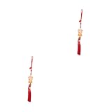 mascotte voiture ancienne Pendentif année du bœuf - pour les familles, les ou souvenir chinois significatif pour ceux qui s'intéressent à la culture chinoise, décoration intérieure de voiture en forme de vache