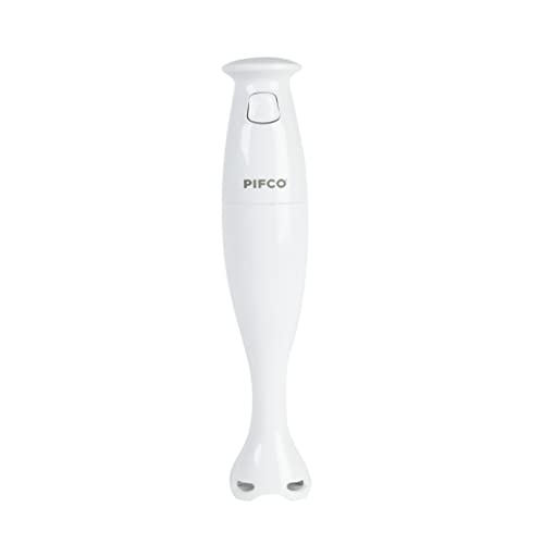 Pifco Hand Blender - Handheld Soup Stick Food Mixer for Kitchen - 150W 1 Speed Handheld Ideal for Sauce, Soup Making - Baby Food Processing - White