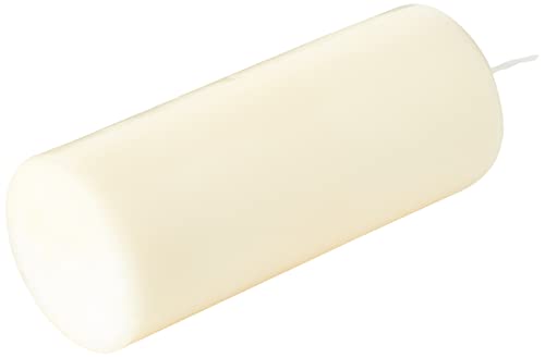 Spaas Tray of 9 Unscented Pillar Candles 60/150 mm, ± 45 Hours, Ivory