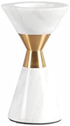 Candle Holder Marble Candlestick Living Room Dining Table Accessories Hotel Club Small Candlestick Handicraft Ornaments Candle Holders (Size : 1) () image 5