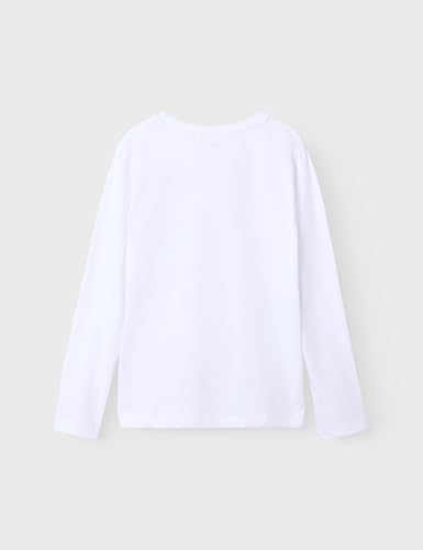 NAME IT Nkmast Pokemon LS Nreg Top Box Noos Sky, Blanco Brillante, 116 para Niños