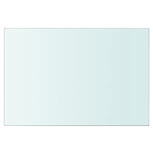 Estantería de pared de cristal transparente de 30 x 20 cm para salón 3