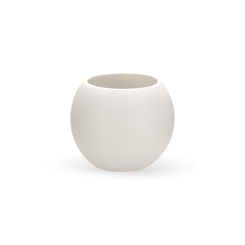 Yaghpy Large Round Planter Planters for Indoor Plants & Outdoor Durable Plastic Material Sphere Planter with Drainage Hole & Rubber Plug Weather Resistant Plant Pot