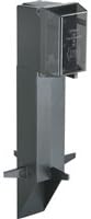 Arlington Industries - GPD19B - GARD-N-POST - 19.5 Low-Profile Enclosure With Built In Cover - Black