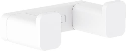 Preisvergleich Produktbild hansgrohe Handtuchhaken doppelt AddStoris, Handtuchhalter, Mattweiß