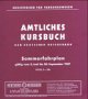  Amtliches Kursbuch der Deutschen Reichsbahn 1957: Reprint