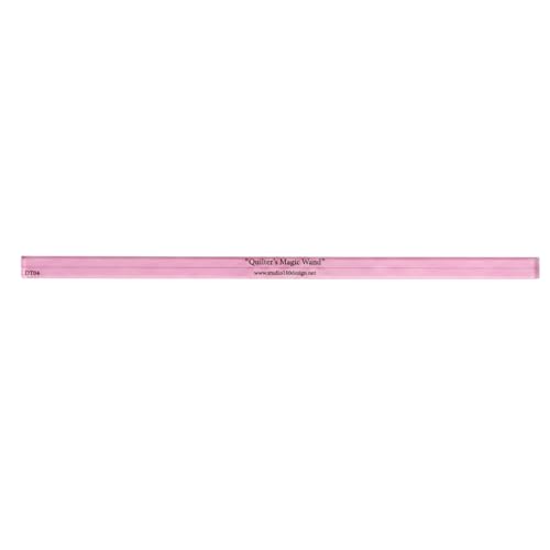 Quilters Magic Wand x 12 Precision Ruler Marking Tool for Tucker Trimmer & Wing Clipper Studio 180 Designs (DT04) - Hot Pink