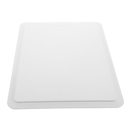 ABOOFAN White Dough Proofing Box Cover Stackable Pizza Dough Storage Lid for Home Bakery Use Space Saving Design Easy to Clean Preserves Dough Freshness