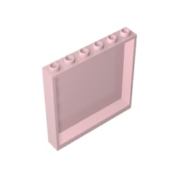 Gobricks 59349 Door Panel 1x6x5 10 Pieces GDS-773 Compatible with Lego Building Blocks Color:light pink — image 1