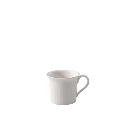 Villeroy & Boch Cellini - Caneca de expresso, 100 ml, porcelana premium, cor branca