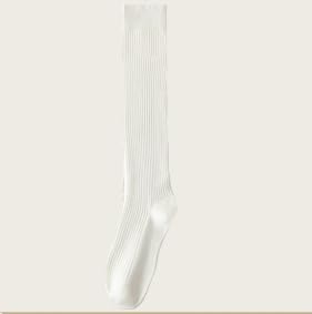 [ＳＴＥＥＬ－ＬＡＮＤ] ニーハイソックス ウール 1足 レディース 女装 JK風 美脚 ロングソックス 冬用 防寒 下雪対応 (裏起毛/ベーシックタイプ) 柔らか 弾力 保温 防臭 抗菌 吸汗 秋冬用 靴下 [並行輸入品]