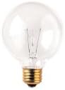 Bulbrite 393102-15PK - 25W - G25 - Medium Base - 120V - 2600K - 2,500Hrs - Clear - Incandescent Globe Light Bulbs