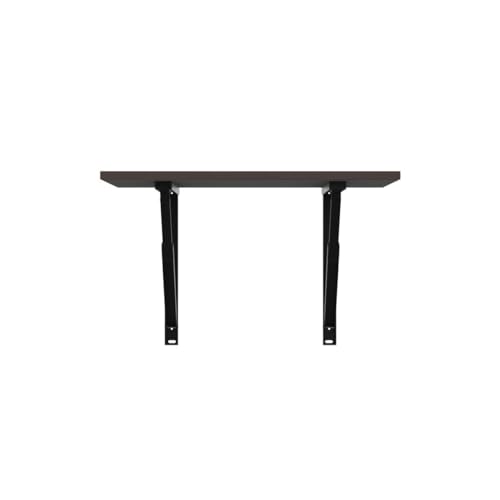 Image of Compal Wall-Mounted Laptop,Folding Kitchen & Dining Desk,Home Office Table Desk, Plywood Wall Mounted Study Table (23.5 inchx31.5 inch Wall Mount),Walnut