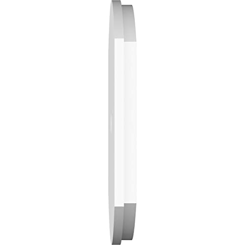 Image of Ekena Millwork CMP16X10KY-01000 Kailey Architectural Grade PVC Contemporary Urethane Ceiling Medallions 16 inchW x 10 5 /8 inchH x 1 inchID x 8 1 /2 inchC x 1 inchP
