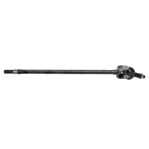 Image of Detroit Axle - Front 2pc U-Joint Axles for 2007-2018 Jeep Wrangler 2018 Wrangler JK [w /Dana 30 Axle], 2008 2009 2010 2011 2012 2013 2014 2015 2016 2017 2 U-Joint Axle Shafts Assembly Replacement