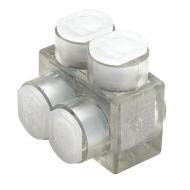 Burndy 156L 2-Port Insulated Multitap Connector, Double-Sided Entry, T, 2/0 AWG Max Conductor Size - BIBD2/02
