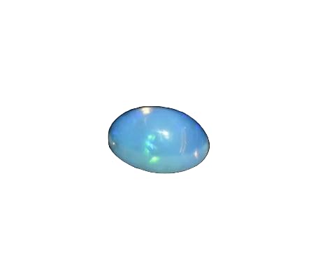 Opale éthiopienne multi feu cabochon naturel aux éclats lumineux et changeants