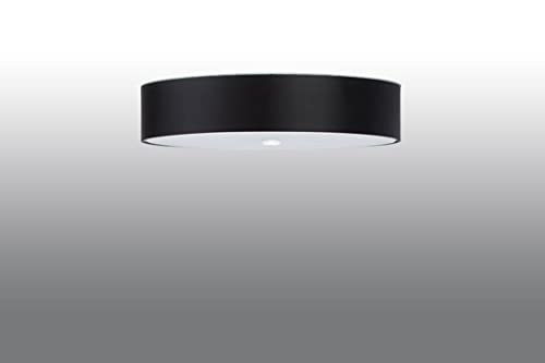 Éclairage de plafond Sollux SCALE noir 60x60 cm E27 dimmable pour salon - 4
