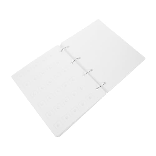 Housoutil Elegant Shoe Buckle Storage Book Pin Organizer Display Multi-function Jewelry Binder for Home Decor