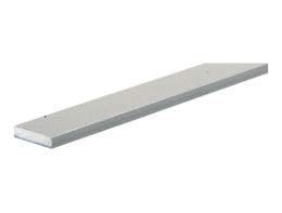 2 FT - 1" x 1/4" Aluminum Flat Bar 6063 Alloy T-6 Temper Clear Anodized