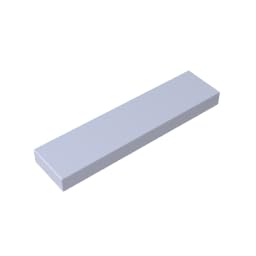 Gobricks 2431 Foundation Plate Tile 1x4 with Groove 50 Pieces GDS-563 Compatible with Lego Building Blocks Color:light blue gray — image 1