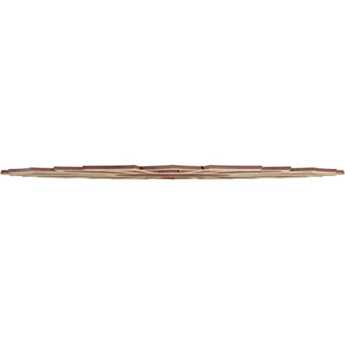 Image of Ekena Millwork 24 inchOD x 8 1 /2 inchID x 3 /8 inchT Augustus Wood Fretwork Pierced Ceiling Medallion, Hickory