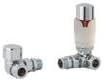 Biava 15mm Corner TRV and Lockshield Valve