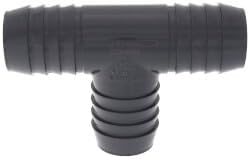 1-1/4" Barbed PVC Tee Insert x Insert x Insert