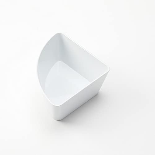 American Metalcraft Del Mar Collection 52 oz. Half Round Bowl, ABS, White