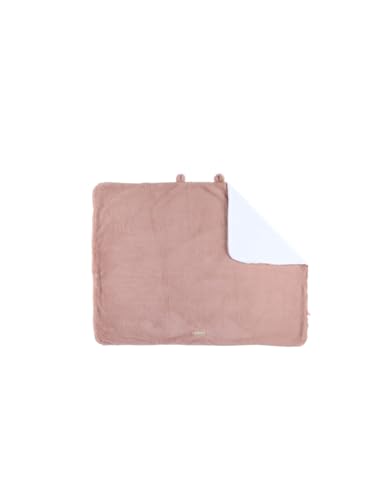 Noukie's - Couverture Bébé 75 x 100 cm en Groloudoux® Rose – Plaid Bébé Chaud et Ultra Doux...