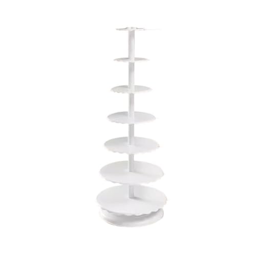 Support à desserts 7 niveaux stable pour éviter les chutes de gâteaux