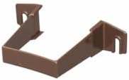 Amerimax 2 in. Contemporary Brown Vinyl Square Downspout Clip - 1 Each image 4