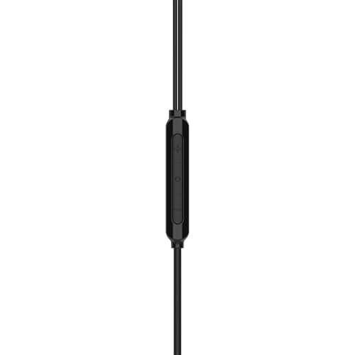 Image of Philips Audio TAE1159BK /00 in-Ear Wired Earphones with C-Type Jack, 10mm Drivers, Inline Mic, Powerful Bass and Clear Sound, Tangle Free 1.2m Cable and 3 x Inter Changeable Ear Tips (Black)
