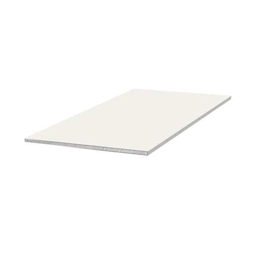 2mm Chapa de Aluminio Uno. Bandbeschichtet - RAL9016 Blanco 90x1000