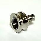 Image of NICKEL-PLATED FINIAL REDUCER :3 /8 inch THREADED HOLE / 1 /4 inch-27 FINIAL THREAD TV-535NP