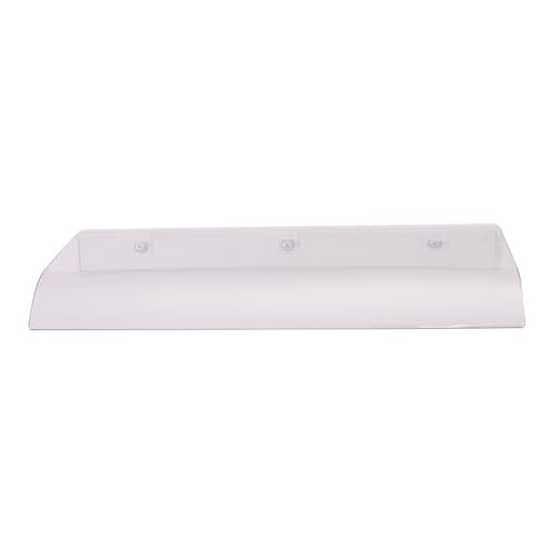 Rovss Auvent Marquise de Porte d'entrée 400/600/800/1000mm Auvent de Porte Transparent Toit Abri Protection Solaire pour Garage Porche Balcon Extérieure(400x400x50mm)