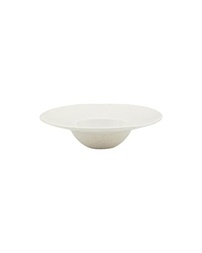 House Doctor 206260106 Bol/assiette à pâtes Pion, gris/blanc, porcelaine.