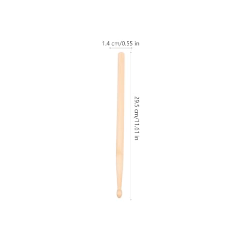 KESYOO Baquetas de Madera de Arce para Niños, 2 Pares Diseño Ergonómico para Principiantes miniatura 7