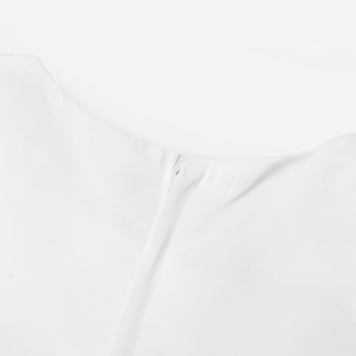 Uhnice Flower Girl Floral Dress Sleeveless Tulle Embroidery Skirt for Wedding Party4