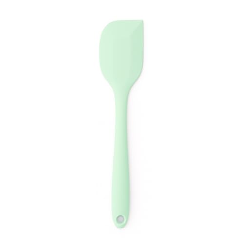 Espátula de Silicona 28 cm para Cocina y Repostería – Grado Alimentario, Resistente al Calor y Antiadherente (Verde Menta)